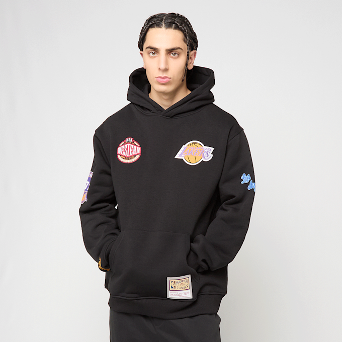 Mitchell & Ness NBA Black Out Collection Hoodie Los Angeles Lakers zwart 92289 1