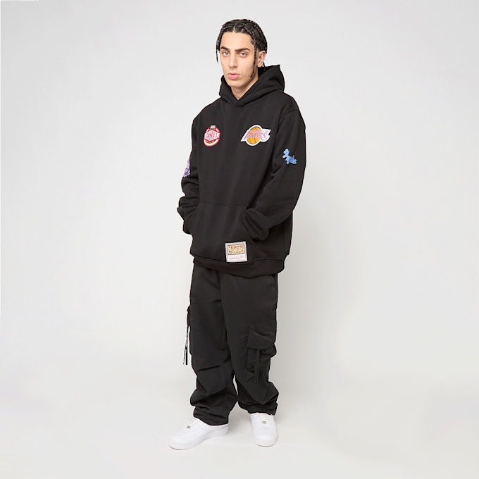 Mitchell & Ness NBA Black Out Collection Hoodie Los Angeles Lakers noir 92289 9