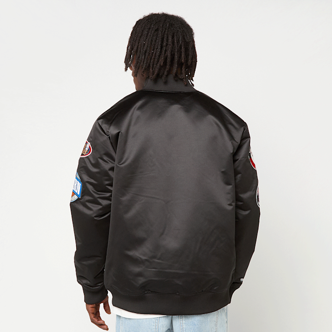 Mitchell & Ness Black Out Satin Jacket Chicago Bulls schwarz 92290 2