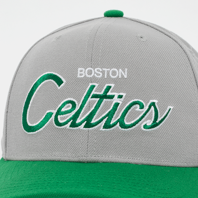 Mitchell & Ness Team Script 2.0 Pro Snapback HWC NBA Boston Celtics grigio 92332 4
