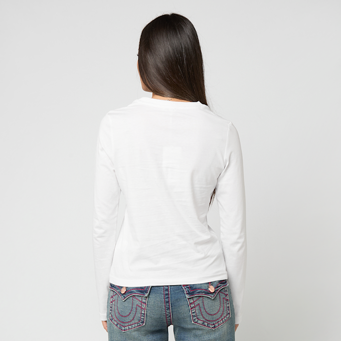 True Religion Long Sleeve Tee Slim Fit blanc 92535 2