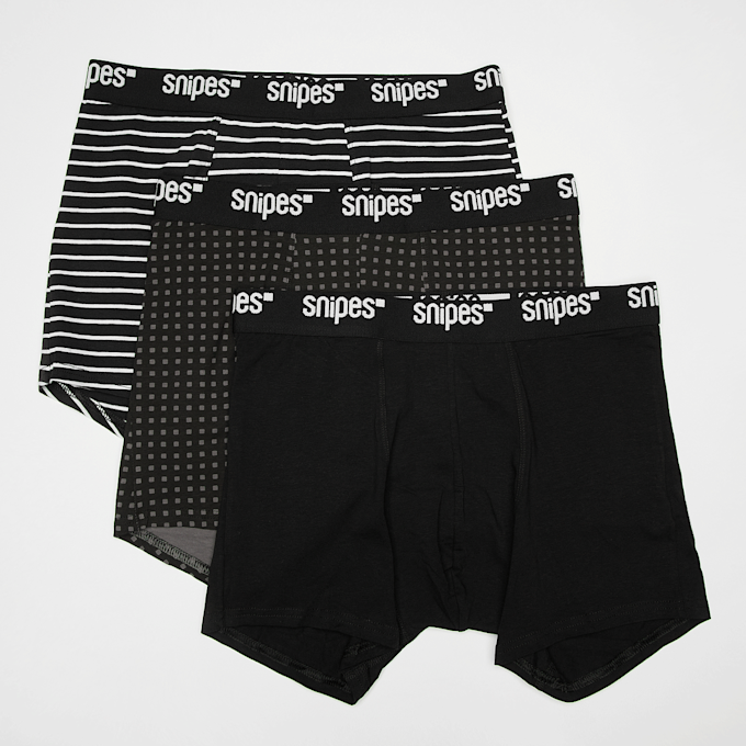 SNIPES 3 PACK - Black Tape Briefs Boxershorts nero 92657 1