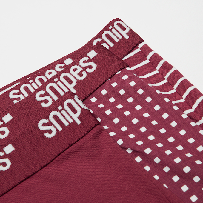 SNIPES 3 PACK - Tonal Tape Briefs Boxershorts rood 92656 2