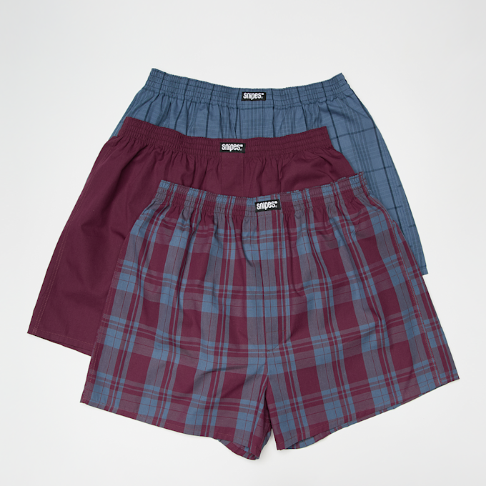 SNIPES 3 PACK - Woven Label Woven Boxershorts multicolorido 92658 1