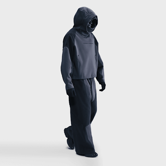 Nike   Tech Boreas Knit Open-Hem Pants azul 92666 5