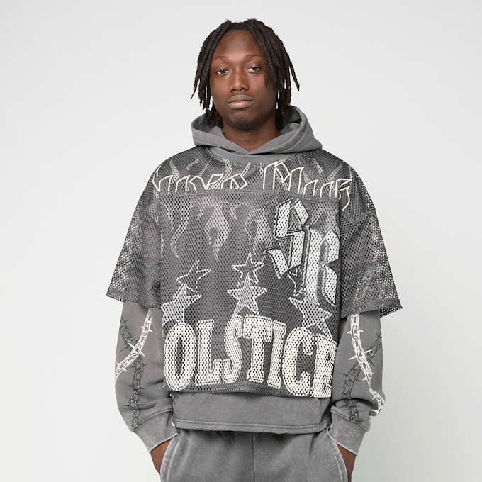 Smoke Rise Luxe Club Mesh 2-FER Hoodie grijs 92695 1