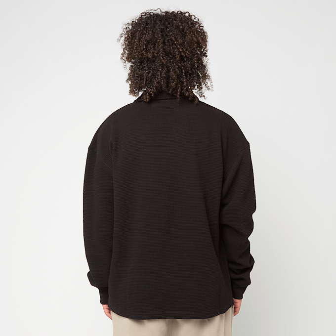 Pegador Signar Waffle Polo Longsleeve zwart 92704 2