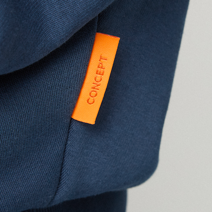 125mm x SNIPES Small Logo Essential Oversized Hoodie blau 92762 5