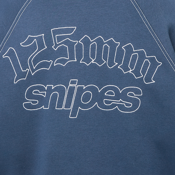 125mm x SNIPES Small Logo Essential Oversized Hoodie bleu 92762 6