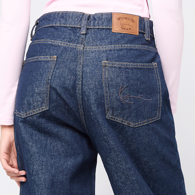Karl Kani Signature Rinsed Straight Leg Denim Pants niebieski 92779 4