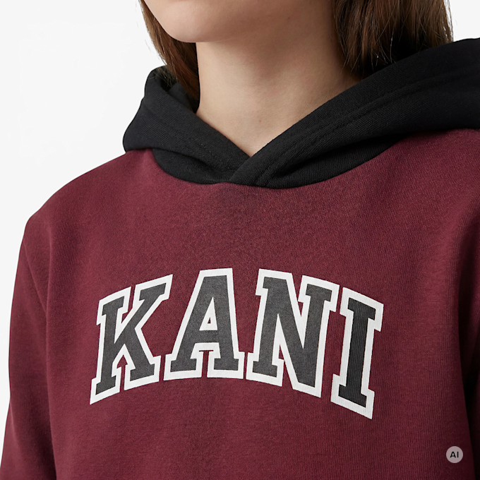 Karl Kani Serif Hoodie Junior rouge 92874 3