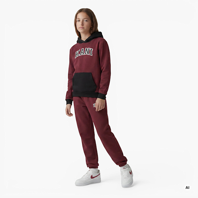 Karl Kani Serif Hoodie Junior rood 92874 4