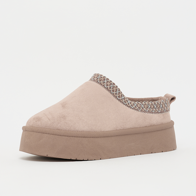 Decibel Liorah Plateau Leather Slide bege 92889 2