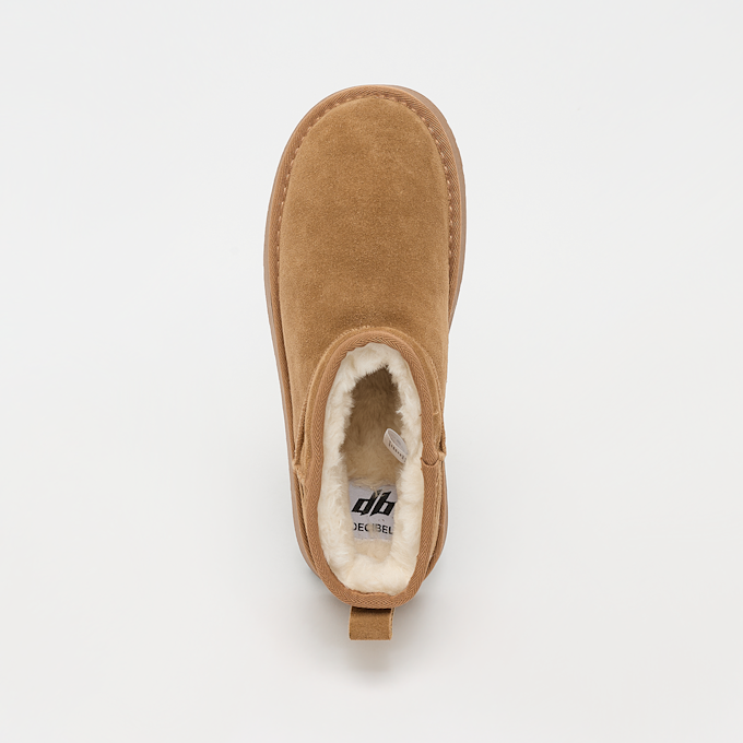 Decibel Pipah Plateau Leather Boot beige 92888 5