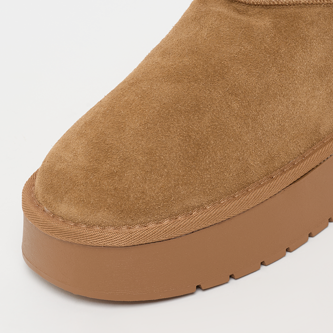 Decibel Pipah Plateau Leather Boot beige 92888 6