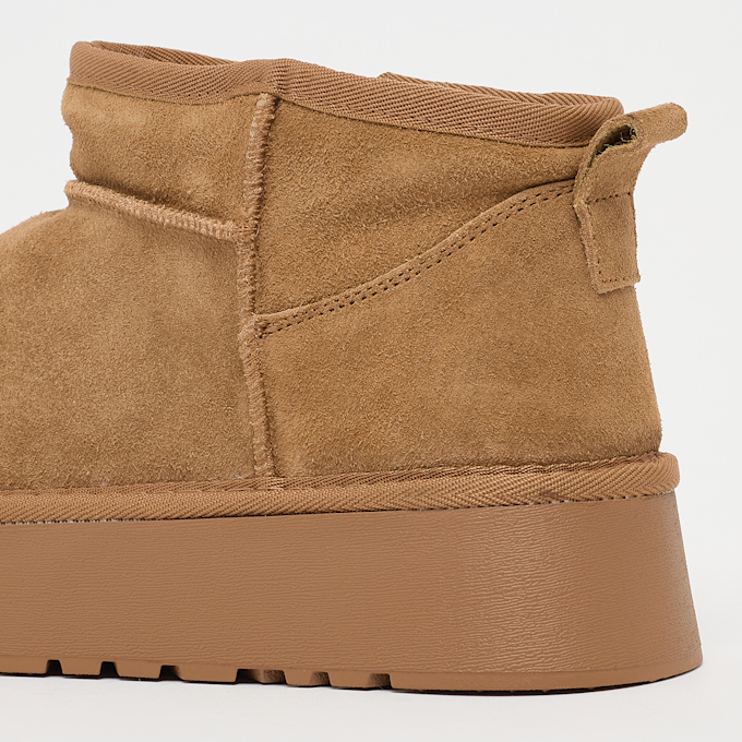 Decibel Pipah Plateau Leather Boot beige 92888 7