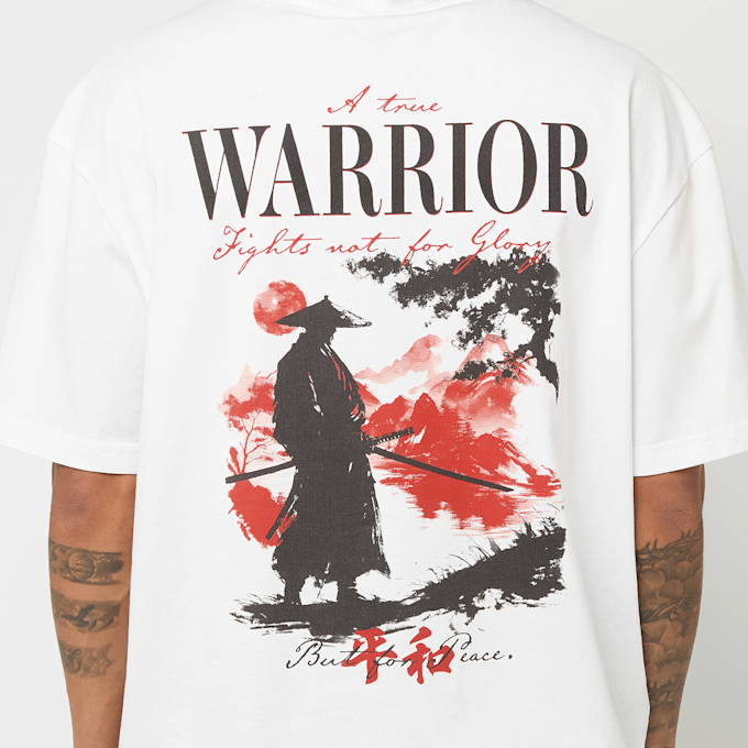 Mister Tee True Warrior Oversize Tee blanc 93003 3