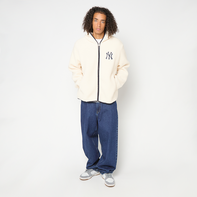 New Era Hooded Sherpa New York Yankees beige 93053 4