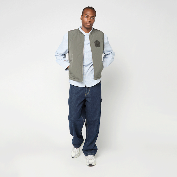 Prohibited Quilted Club Vest groen 93079 5