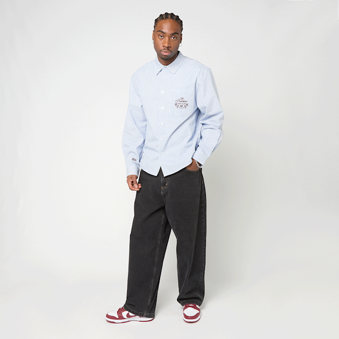 Prohibited Club Dress Shirt blauw 93074 5