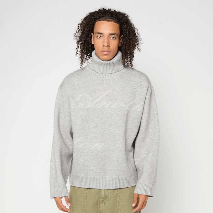 Another Cotton Lab Another Knit Turtleneck gris 99736 1
