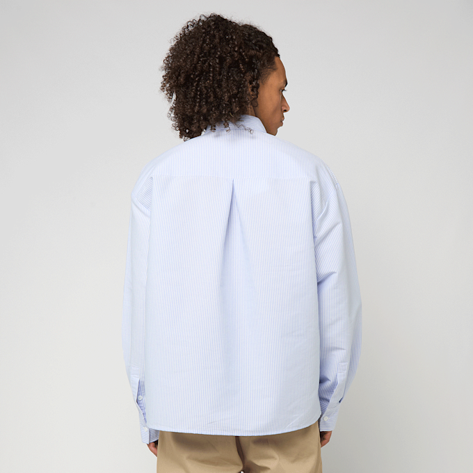 Another Cotton Lab Everyday Oxford Shirt blu 93107 2