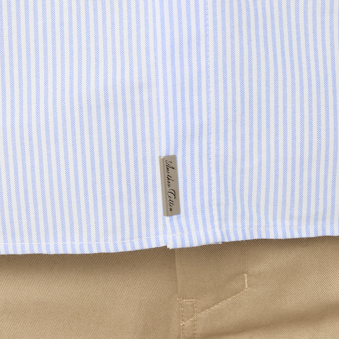 Another Cotton Lab Everyday Oxford Shirt azul 93107 4