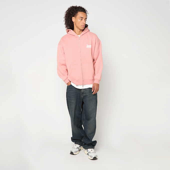 Another Cotton Lab Hangover Breakfast Zip Hoodie roza 93110 5