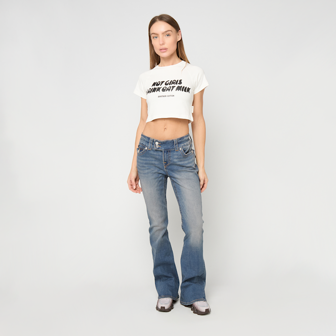 Another Cotton Lab Hot Girls Crop T-Shirt WMN biały 93111 4