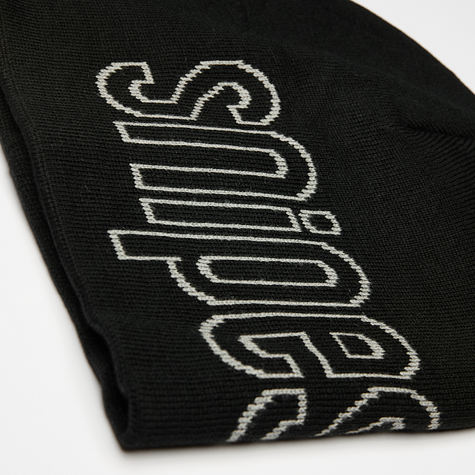 SNIPES Outline Seasonal Logo Skully Beanie zwart 93134 3