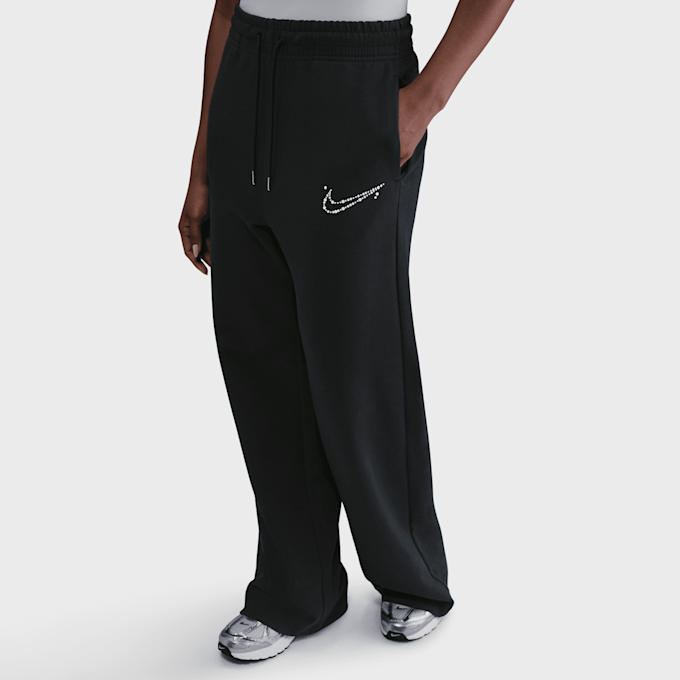 Nike   Sportswear Phoenix Fleece High-Rise Wide Pants negro 93359 1
