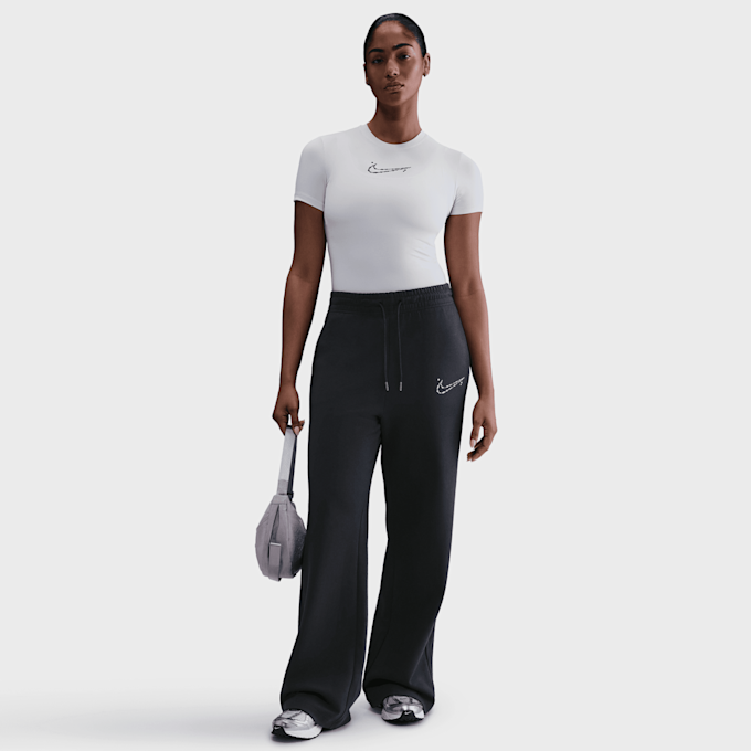Nike   Sportswear Phoenix Fleece High-Rise Wide Pants nero 93359 5