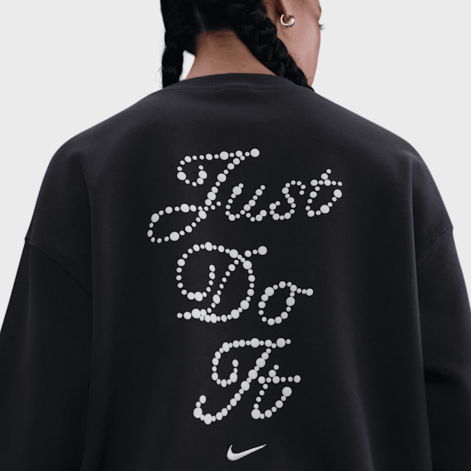 Nike   Sportswear Phoenix Fleece Oversized Crew czarny 93358 4