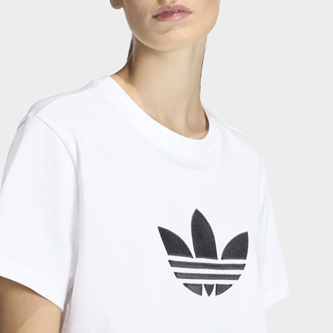 adidas Originals Trefoil Boxy Tee blanc 93406 3