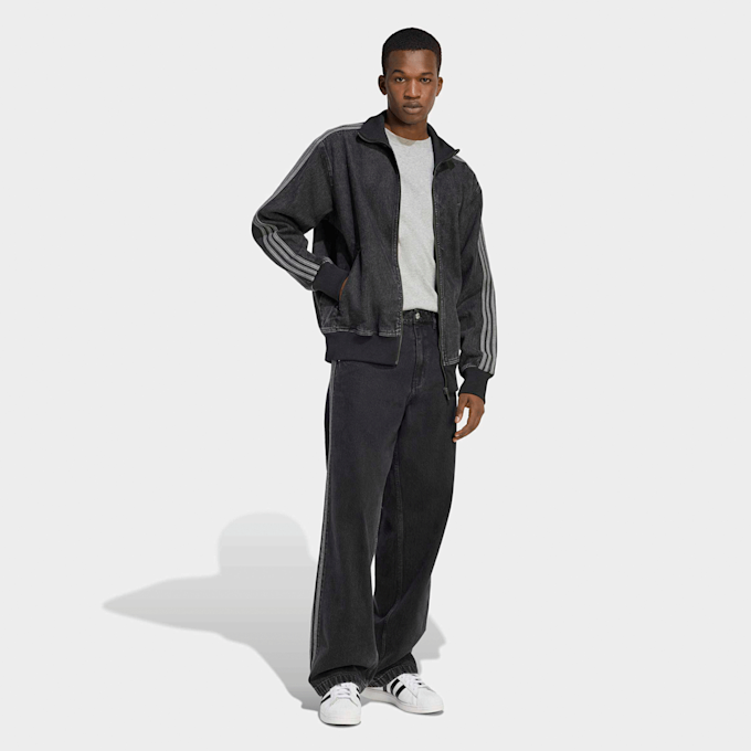 adidas Originals Denim Firebird Tracktop preto 93379 5