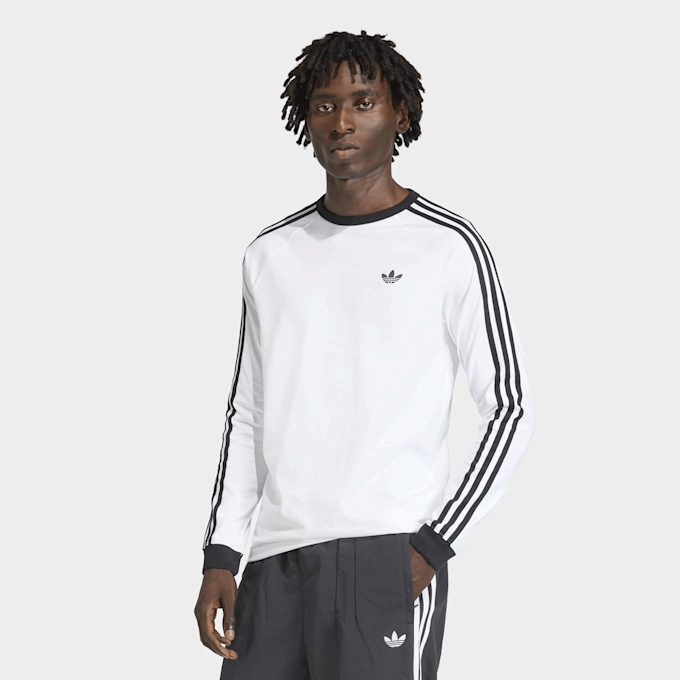 adidas Originals 3-Stripes Longsleeve Tee biały 93390 1