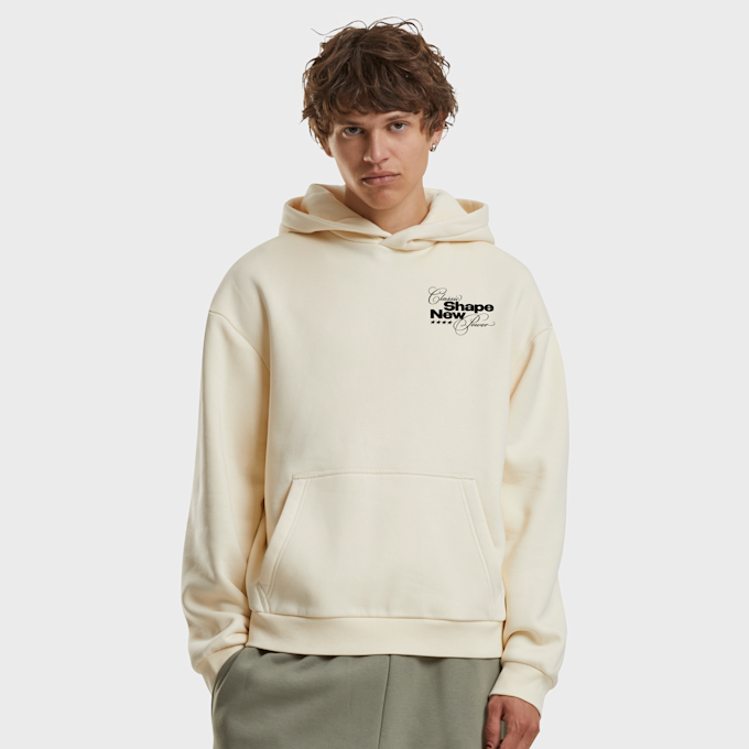 Mister Tee Classic Shape New Power Fluffy Hoody beige 93442 2