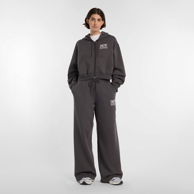 New Balance Reimagined Fleece Full Zip schwarz 93535 5