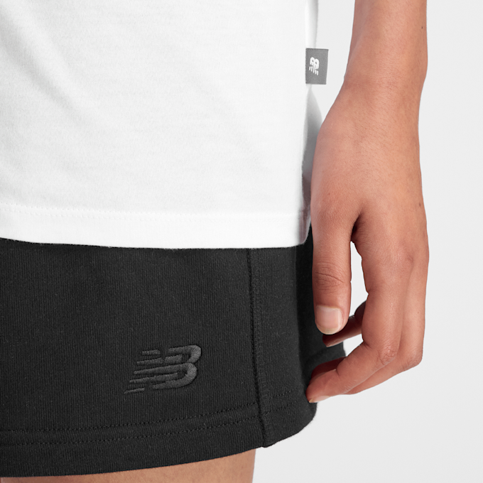 New Balance Linear Heritage Oversized T-Shirt weiß 93533 4
