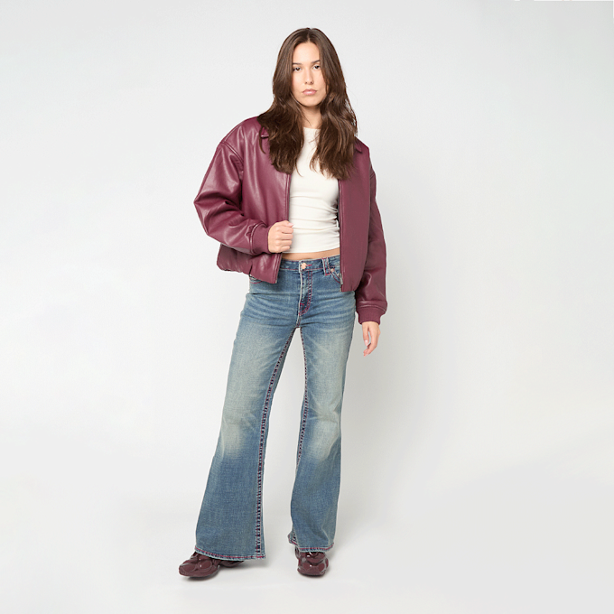 Decibel Padded PU Jacket rot 93632 4