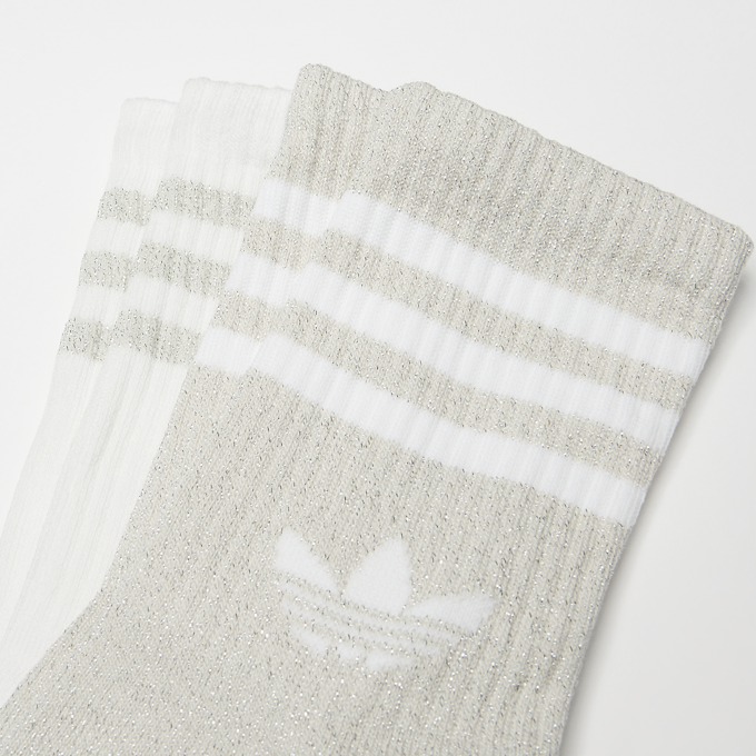 adidas Originals 2 PACK - 3-Stripes Glitter Crew Socks multicolorido 93698 2