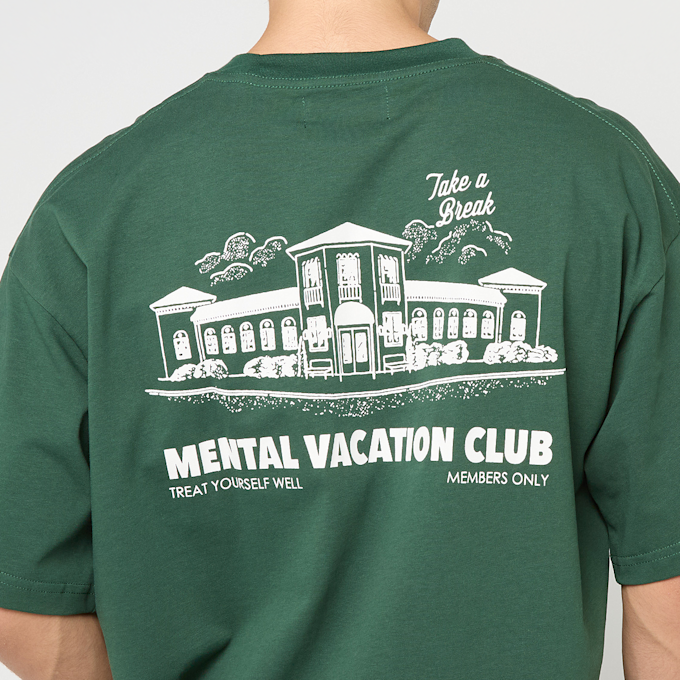 Another Cotton Lab Mental Vacation Oversized T-Shirt verde 93766 5