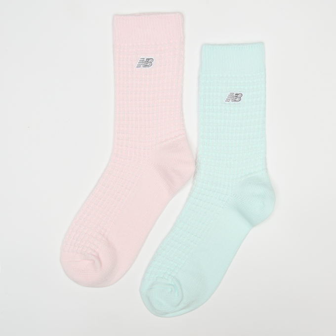 New Balance 2 PACK - Waffle Knit Mid Crew Socks višebojno 93912 1