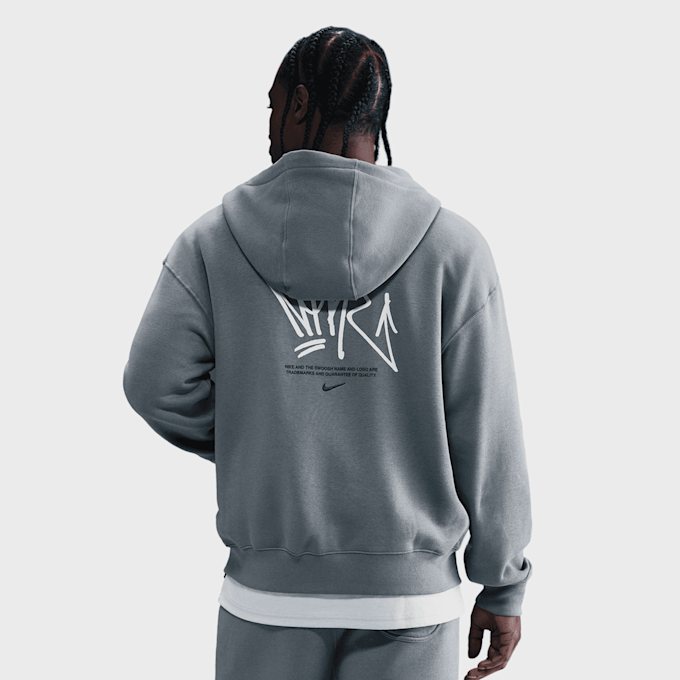 Nike   Sportswear Full-Zip Fleece Hoodie gris 93984 2