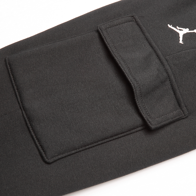 Jordan Brooklyn Essential Fleece Cargo Pant Nero 94075 5