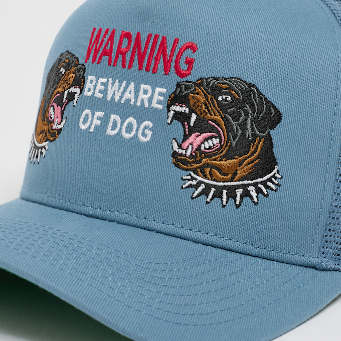 Field Grade Beware Of Rott Twill Mesh Trucker niebieski 94062 4