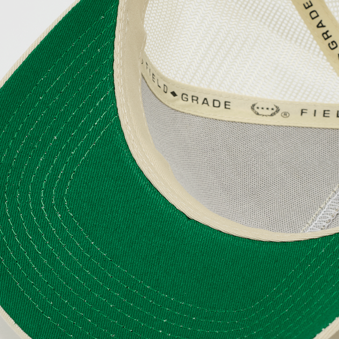 Field Grade Respectfully Twill Mesh Trucker bege 94061 3