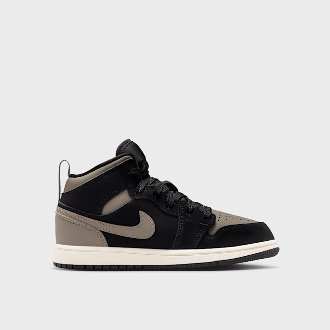 Jordan Air Jordan 1 Mid Crianças preto 94177 2