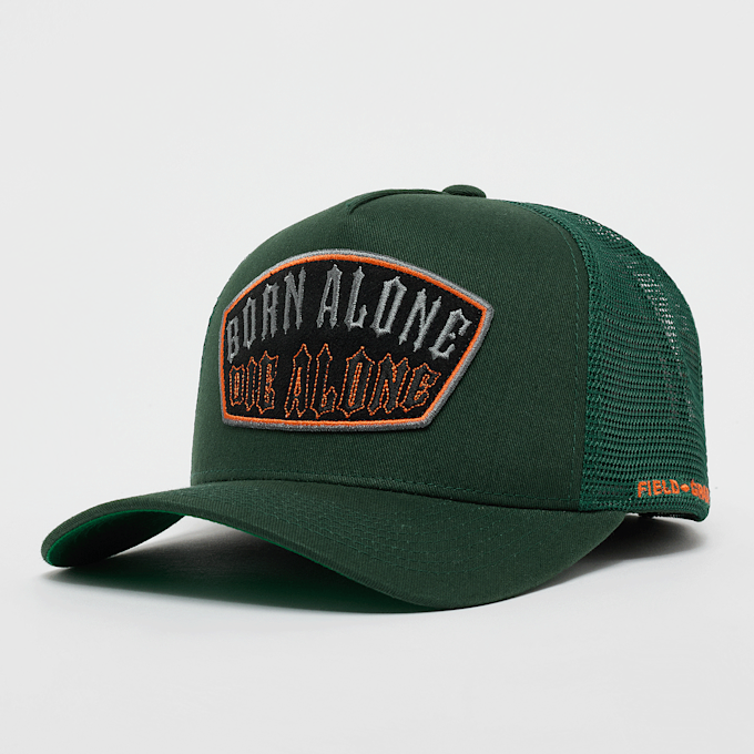 Field Grade Die Alone Twill Mesh Trucker zelena 94193 1