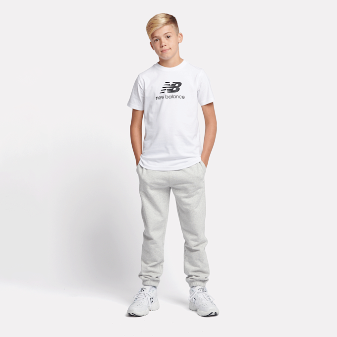 New Balance French Terry Small Logo Jogger szary 94365 5